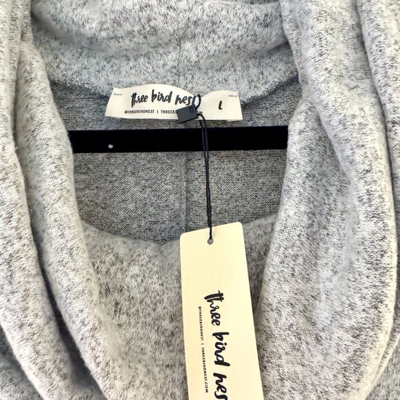 NWT Three Bird Nest The Nest So Versatile Flowy Knit Sweater L - Picture 3 of 5